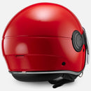 Argentario Visor Jet Helmet - Red