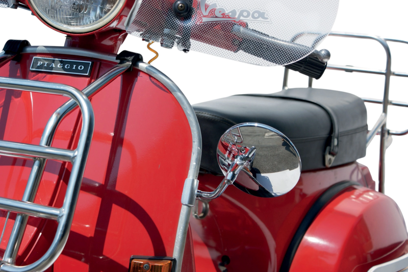 FAR Classic Vespa & Lambretta Chrome Legshield Mirror (Left Or Right Hand-Side)