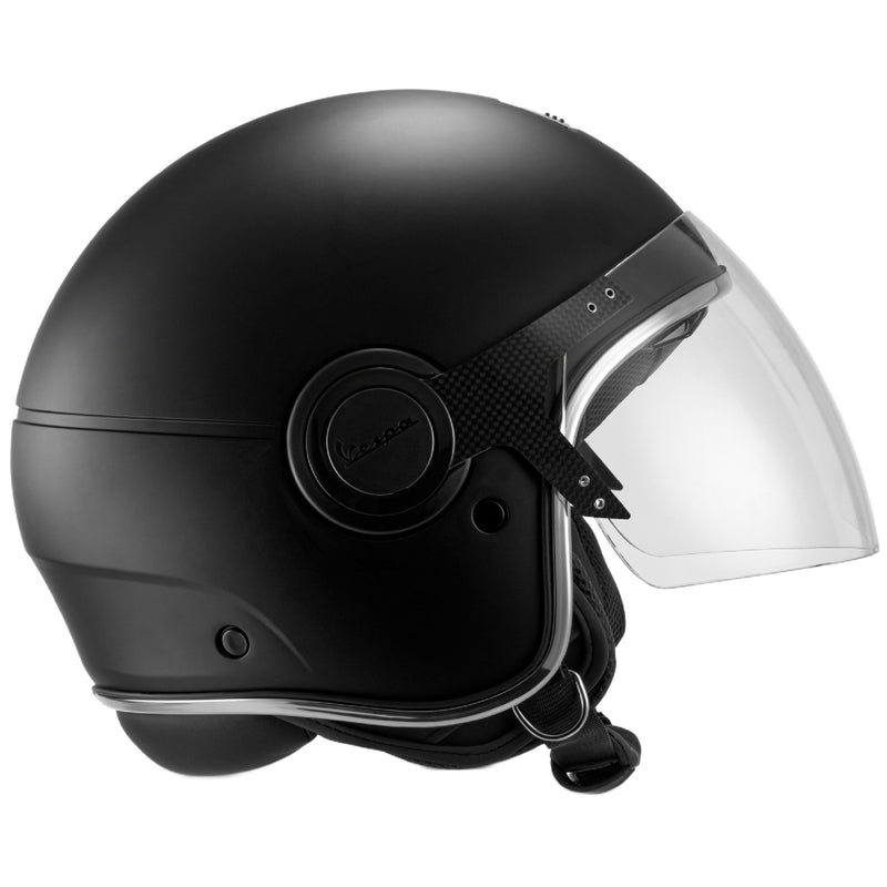 Argentario Visor Jet Helmet - Black