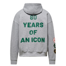 Vespa 80th Hoodie - Grey Merlange