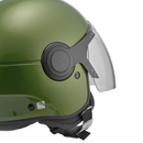 Argentario Visor Jet Helmet - Green