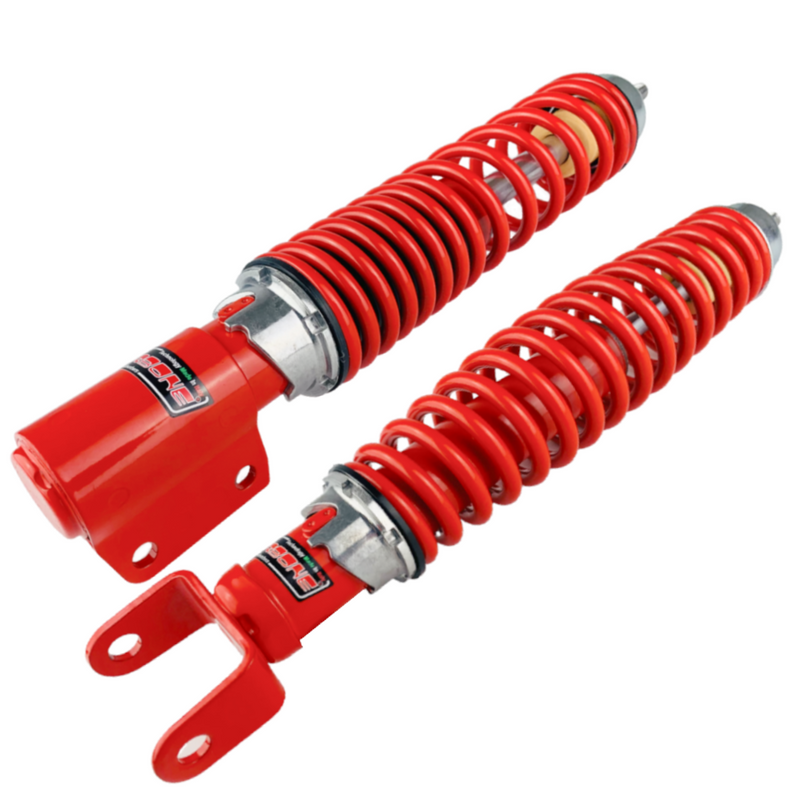 Carbone Sport Vespa Front & Rear Shock Absorber Red PX, T5