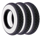 Continental White Wall Tyre K62 3.50x10 TL 59J reinforced (3 Tyre Deal)